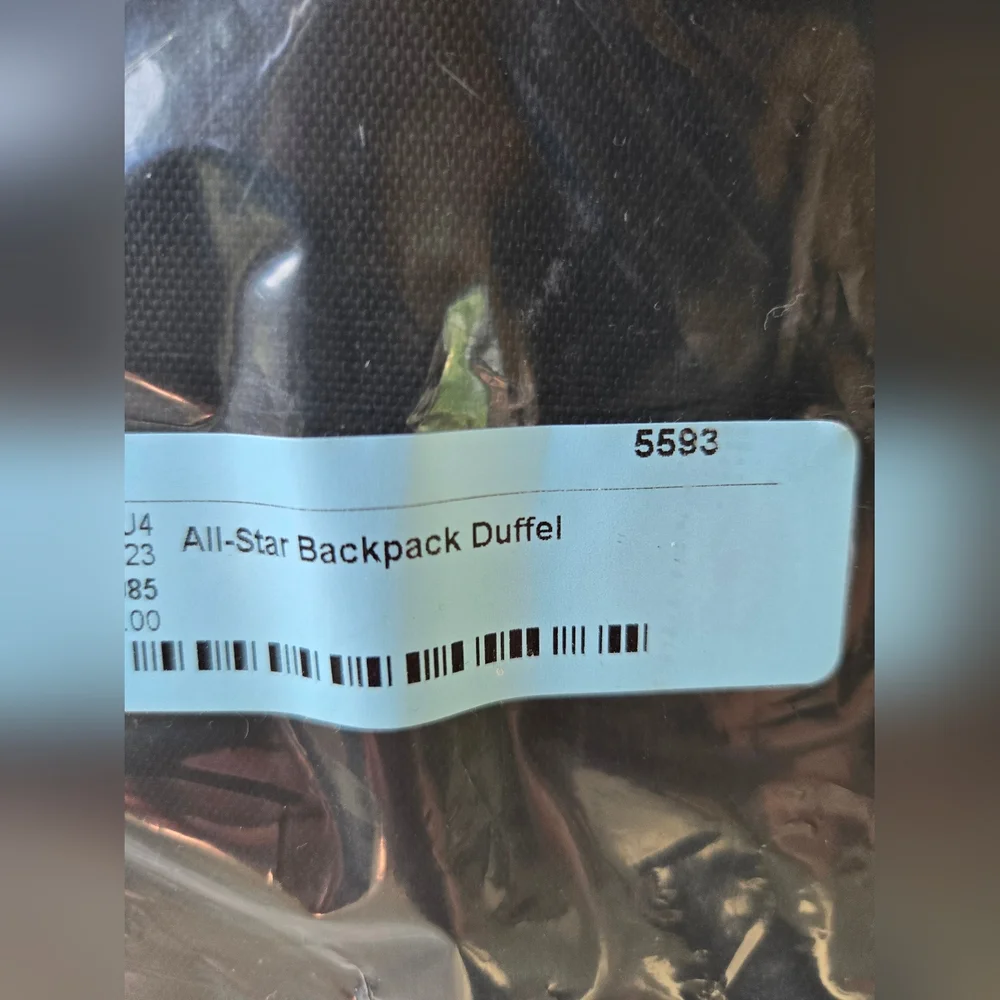NWT Solo All-Star Backpack Duffel